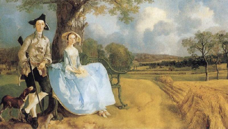 Thomas Gainsborough Robert Andrews and his Wife Frances China oil painting art